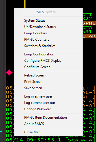 Administrato System Context Menu